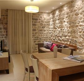10 bedroom waterfront villa with pool near Dobrota, Kotor Bay, sleeps 22